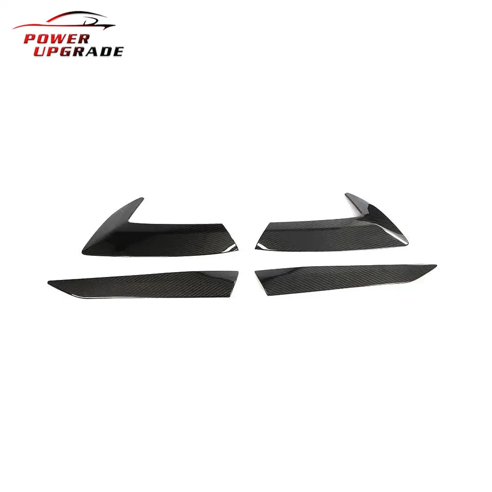 Power upgrade Style C8 Carbon fiber Side Door Fender Vent Trim Door Canards For Chevrolet Corvette C8