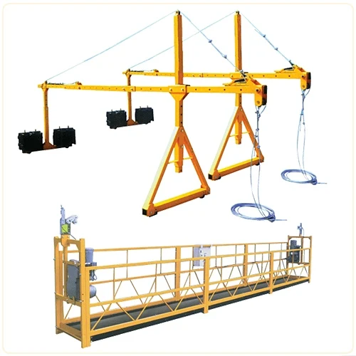 Оптовая продажа современные промышленные воздушные подъемные Алюминиевые электрические подвесные рабочие платформы стальные корзины для строительных лесов