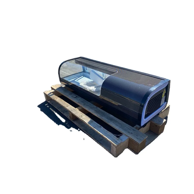 SMAD OEM Commercial Fridge Small Chiller Refrigerator Vitrina Sushi Table Top Salad Chiller