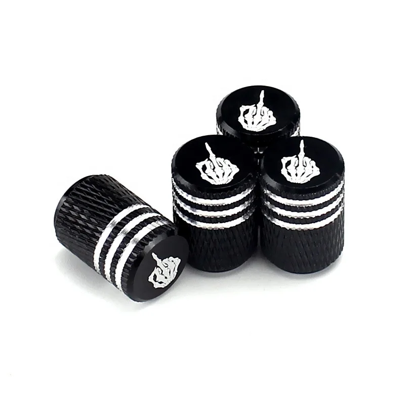 4Pcs/Lot Goast Tire Stem Valve Caps Aluminum Car Dustproof Caps Tire Wheel Stem Air Valve Caps For Cars Bike Motorcycle