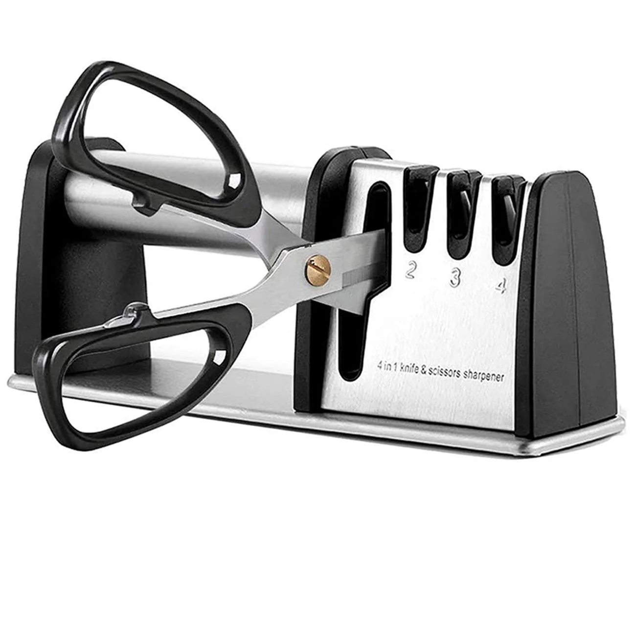 Professional Knife Sharpening Tool 4 Stages Blade Sharpener for all kinds of Kitchen Knives