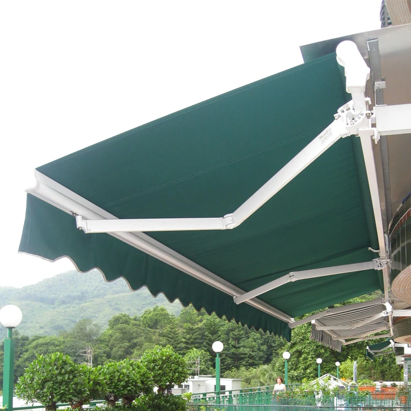 Настраиваемый Выдвижной тент, алюминиевый складной навес, наружный моторизованный водонепроницаемый тент с защитой от солнца