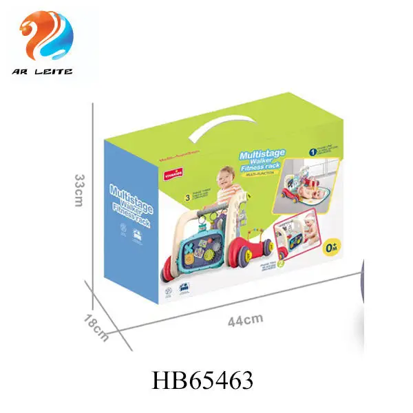 New Arrival 3 in 1 Musical Baby Activity Toys Plastic Walker With Keyboard  Kids Educational Toys for Learning Baby Push Walker