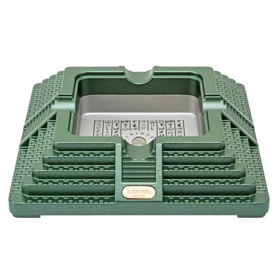 Creative pyramid shaped four smoke tanks Zinc Alloy Cigar Ashtray