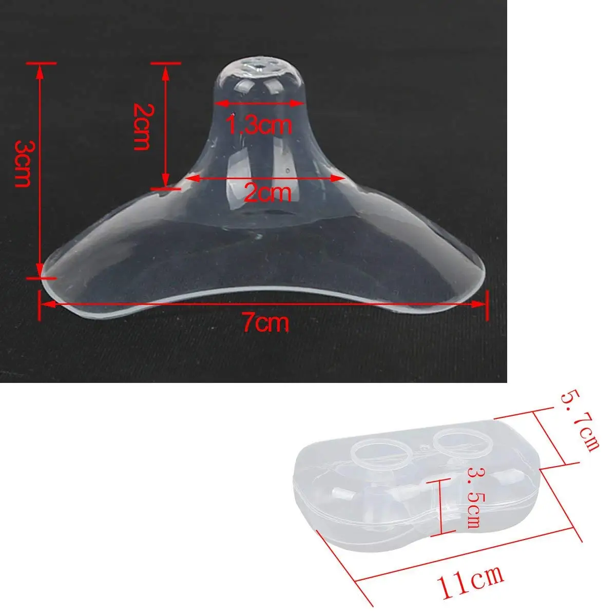 Standard Size Natural Soft Silicone Pacifier Nipple Replacement Infant Baby Feeding Milk Bottle Nipple