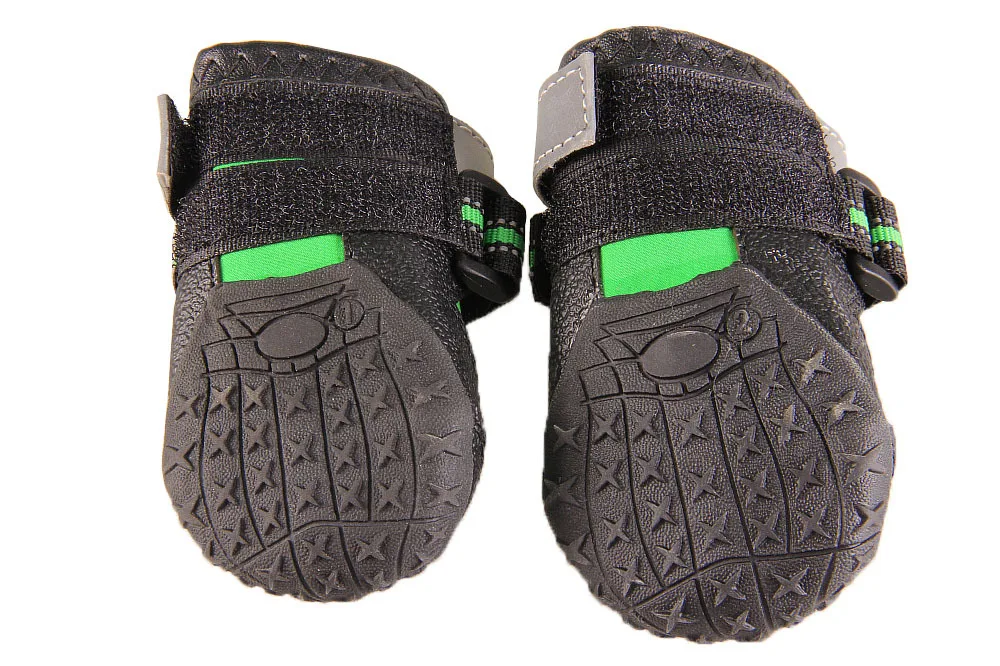 Amazon портативная уличная Светоотражающая обувь на ремешках для дрессировки собак