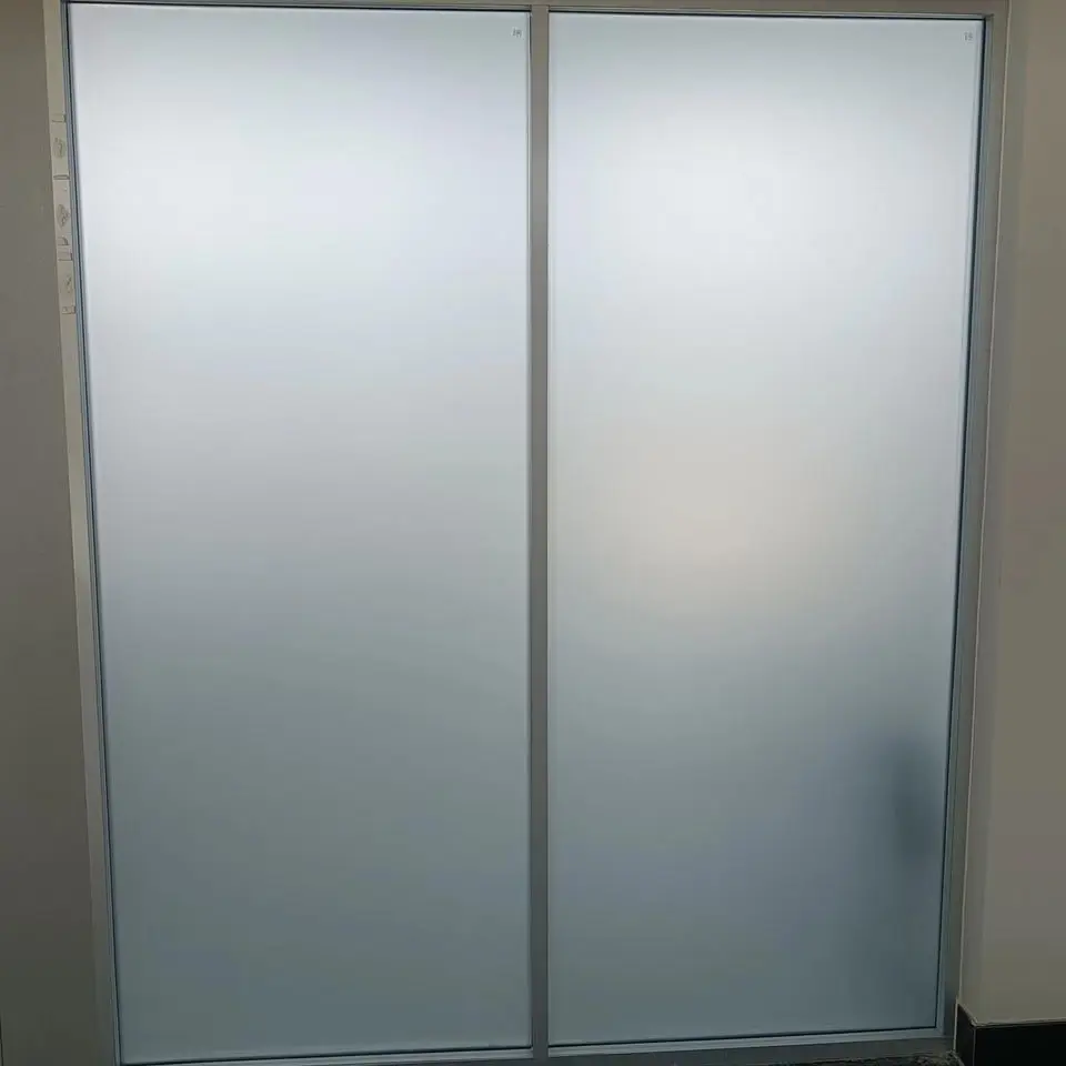 Factory OEM Office Building Shopping Mall Glass Decoration  Frosted Transparent film Window Privacy Film