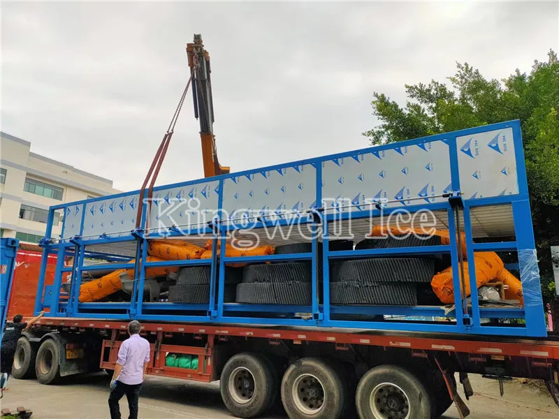 KINGWELL Automatic direct cooling ice block making plant machine 1ton 3ton to 30 tons large ice maker