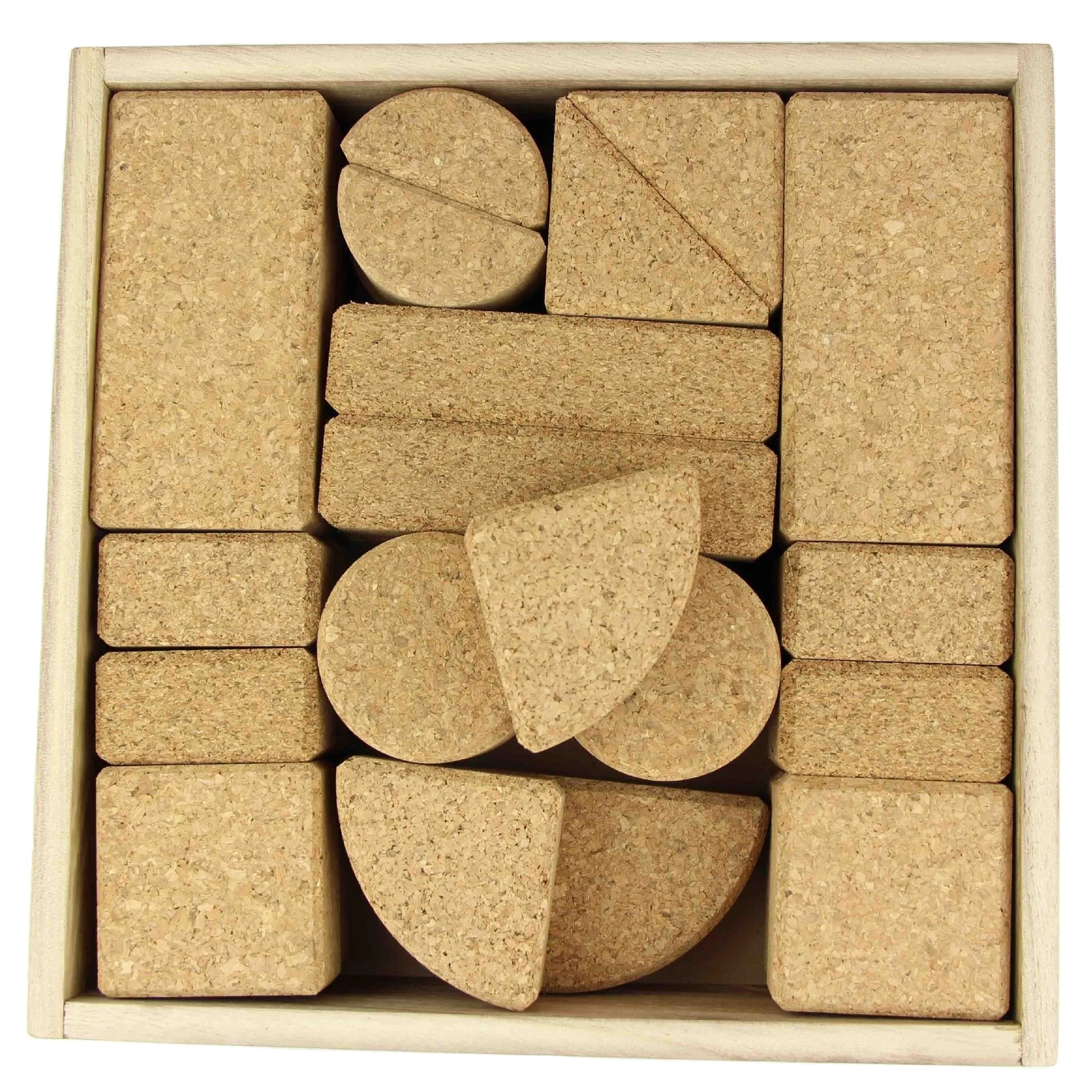 Hot Selling Construct Toy Safety Cork Material Soft Building Blocks Educational Toy