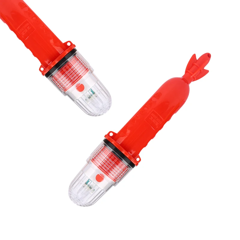 Wholesale customization Waterproof 3V Torpedo strobe Float Led Fish Underwater Night  Fishing Net Signal Light