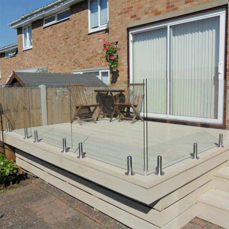 Free Design Stairways Modern Staircase U Channel Granite Baluster Stainless Patio Railing Steel Design Solar Iron Rail Balcony