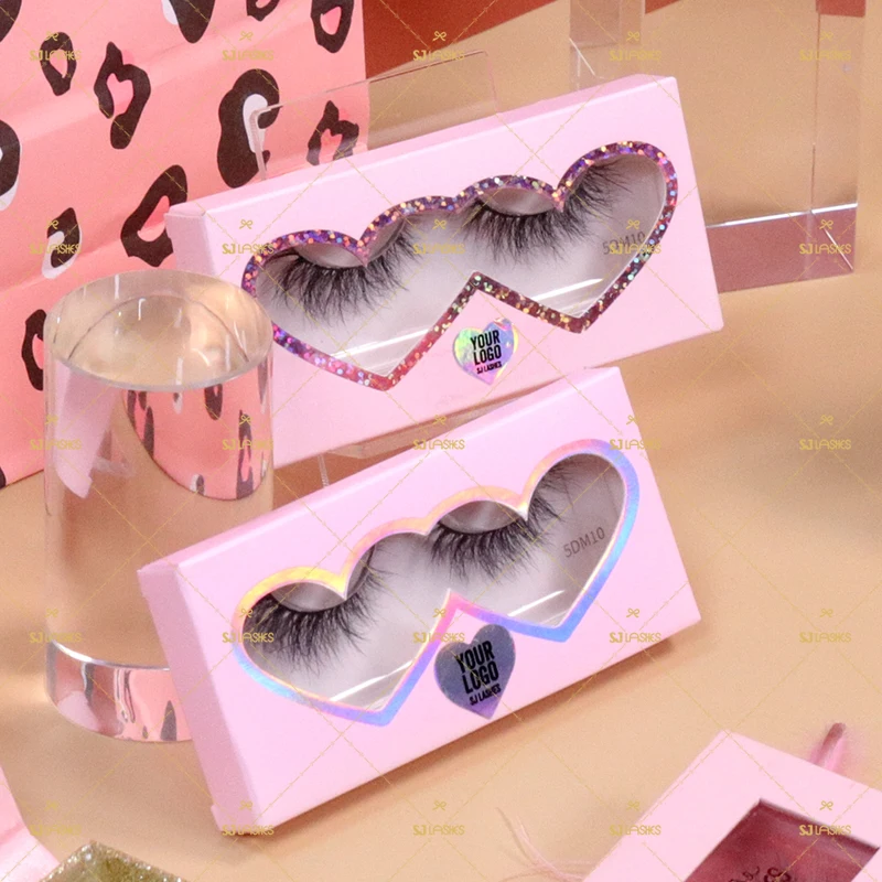 Sj Best Selling 5d Mink Lashes Private Label Custom Packing Box Free Sample Custom Length Options Available