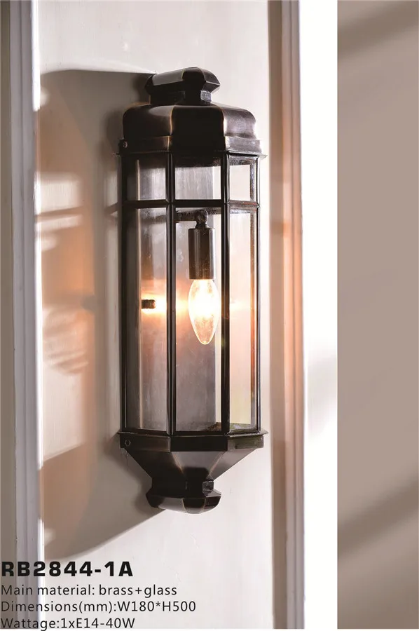 Factory Home Hotel Villa Decoration Courtyard And Foyer Area  Wall Bracket Light Exterior Wall Lamp Outdoor Light