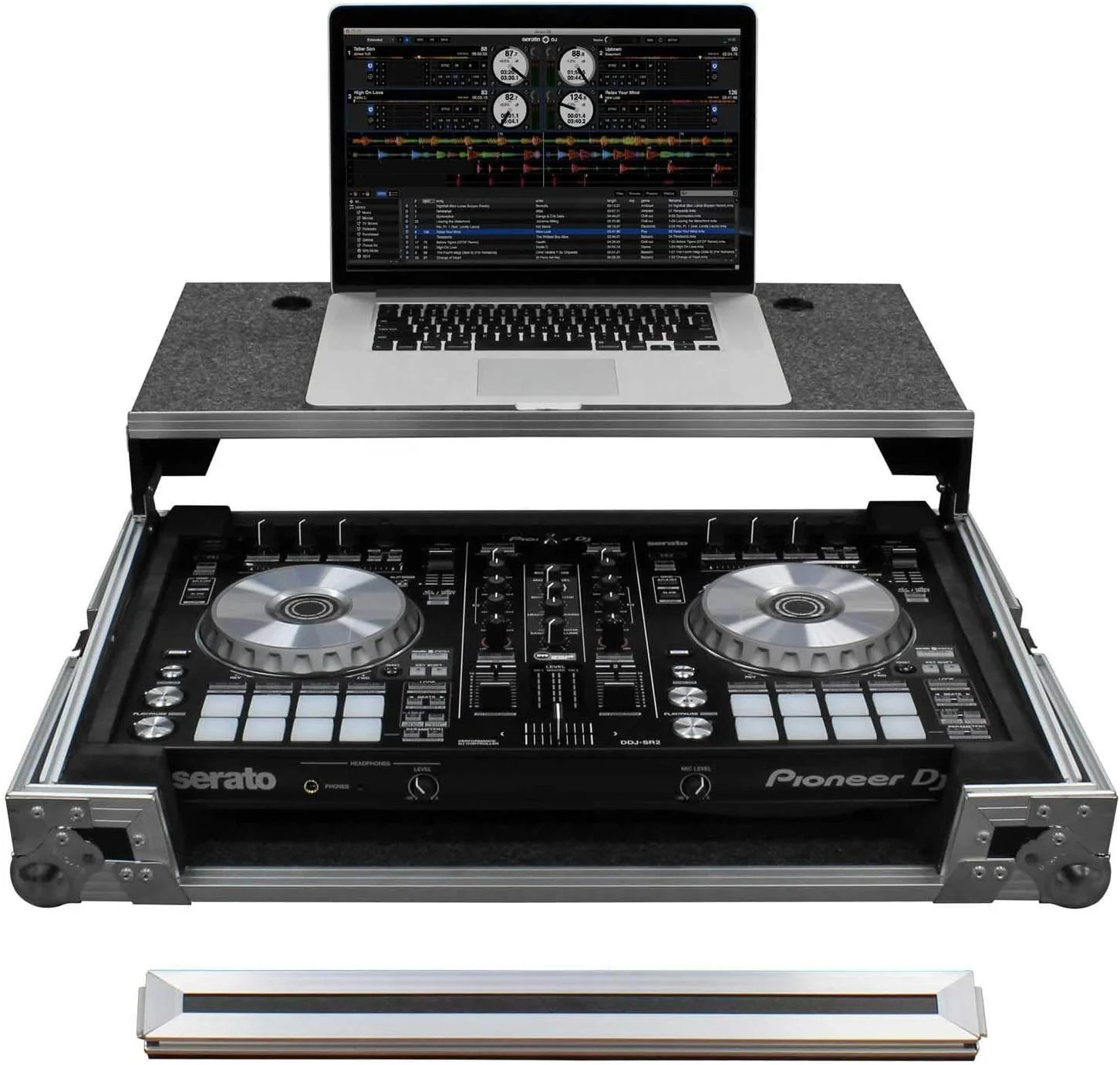dj controller flight case for pioneer ddj sr2 flight case