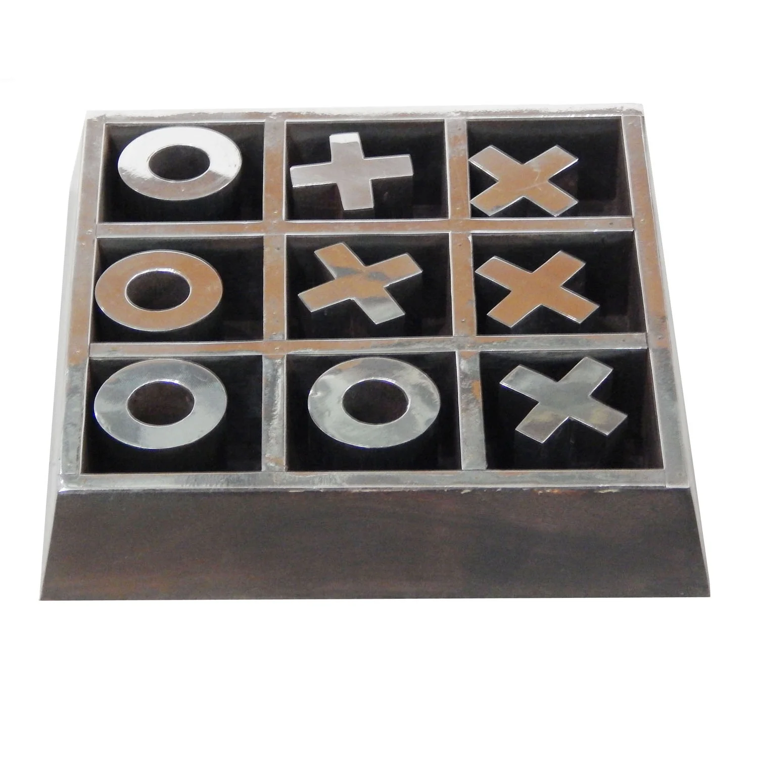 Wholesale Games Tic Tac Toe Educational wooden Traditional classic professional game handicrafts mango wood game Black