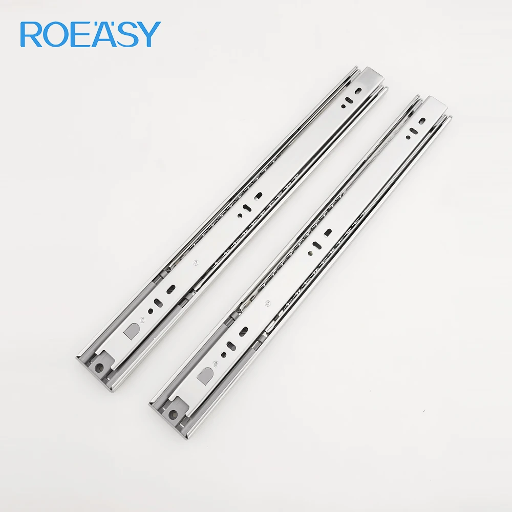 Furniture Hardware oem 10 to 24 inch Telescopic Rail Cold Rolled Steel Drawer Channel Soft Close Drawer Slide