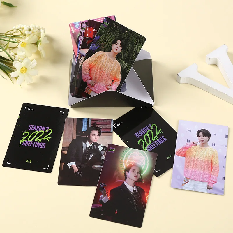 Двусторонние голографические фотокарты Kpop с индивидуальным принтом для рекламных