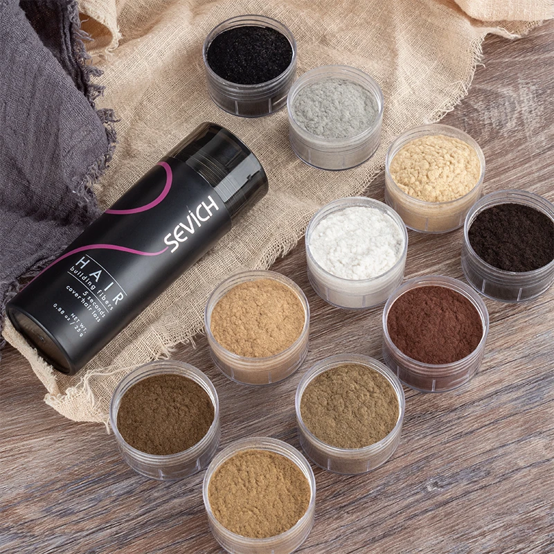 OEM Plant Keratin Hair Building Fiber Protein Treatment Synthetic Hair Fiber Wig Wholesales Building Fiber Hair Solutions