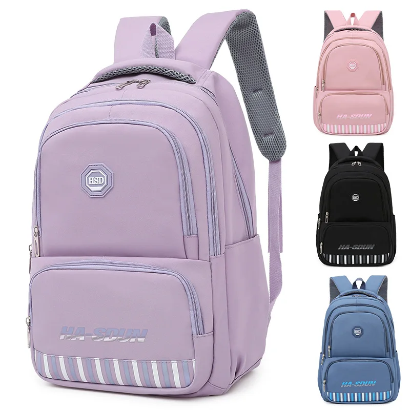 Fashion new arrivals large size waterproof nylon backpack teens shcoolbag casual girls backpacks