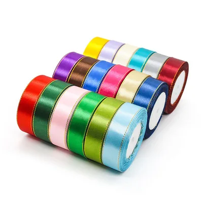 Custom Multi-color Gift Wrapping Ribbon Custom Ribbon With Logo Printing