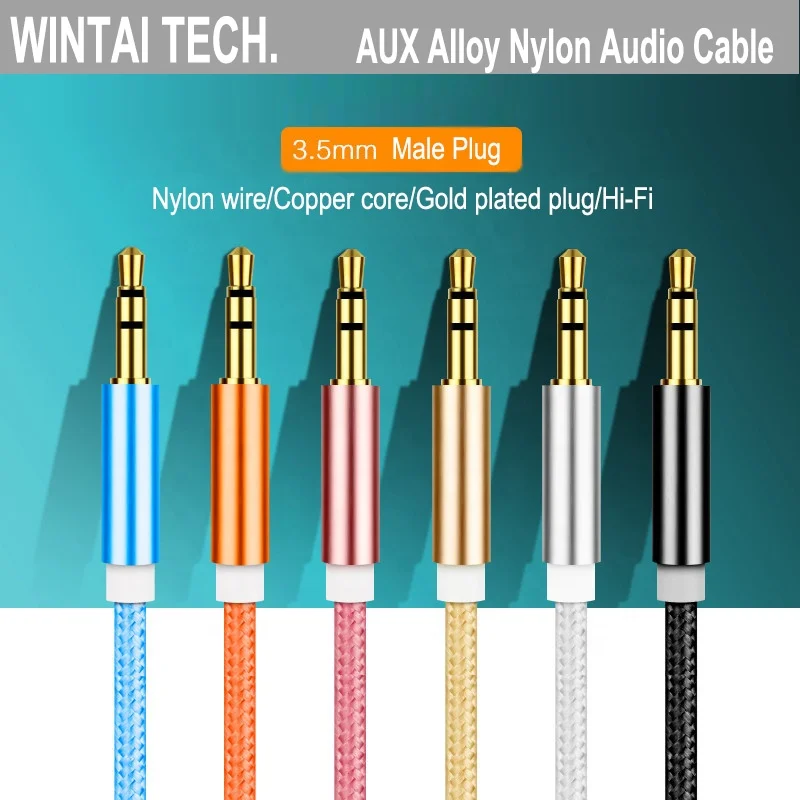 Wintai-tech China 3.5 to RCA Audio Cable Supplier 3.5 Audio Cable Factory RCA Audio Cable Manufacturer
