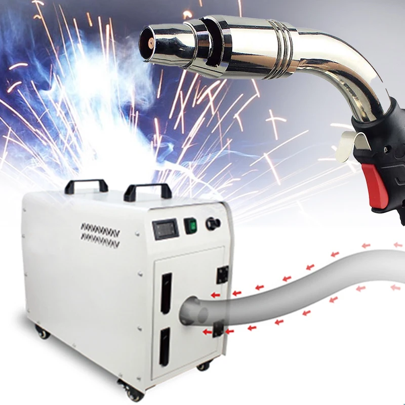INWELT Portable Environmental Industrial Dust Laser Cutting Welding Fume Extractor System Machine with Hose