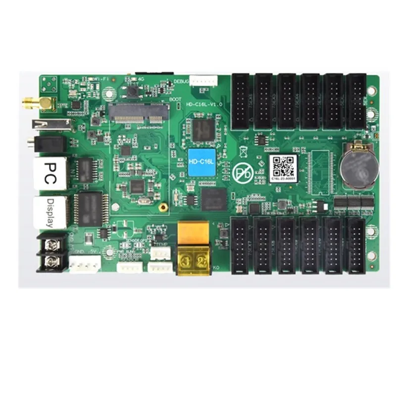 Huidu C16L сменный HD-C16C Wi-Fi асинхронный полноцветный светодиодный видеоконтроллер HD-C16L