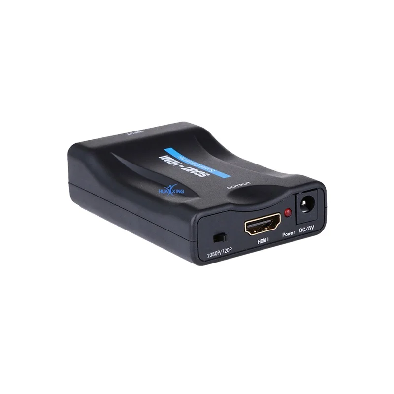 Переходник Scart на HDMI сплиттер адаптер для видео и аудио с поддержкой 1080P
