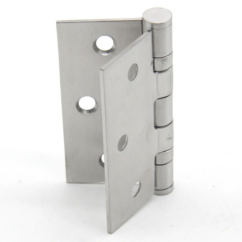 Hardware accessory 304 Stainless Steel iron metal round corner spring butt pivot door hinge