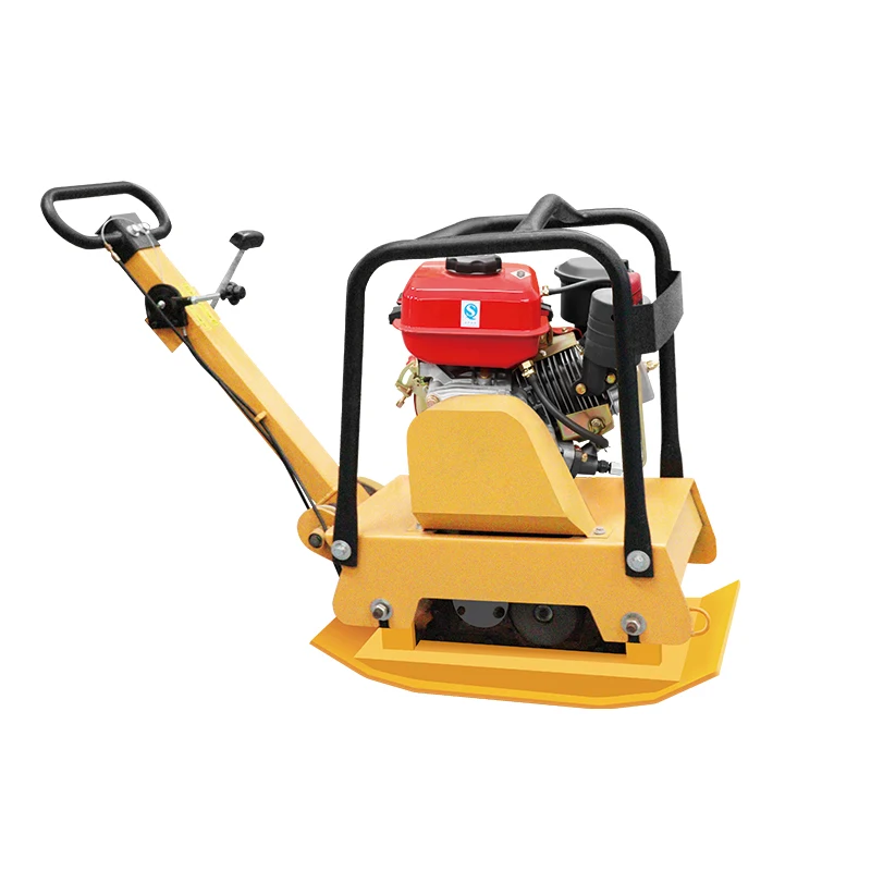 Hand Held Wacker Vibrating Hydraulic 90kg Petrol Plate Soil Compactor For Construction