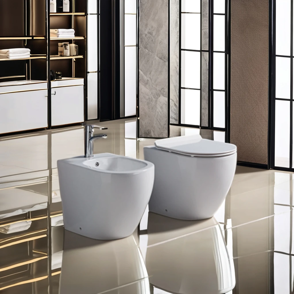 Washdown Floor Mounted Two Piece Ceramic Bowl Flush Valve Wc Luxury Chinese Toilet