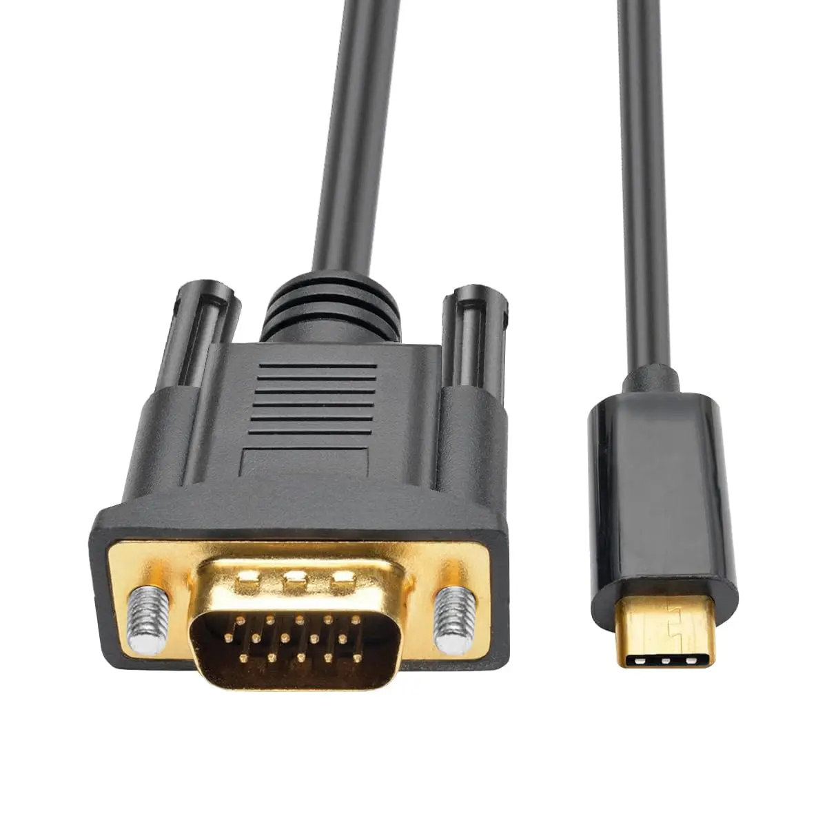 ZOGUO Hot-selling USB Type-C to VGA Converter Cable With gold-plated port for Monitor Desktop Projector Support Full HD 1080P