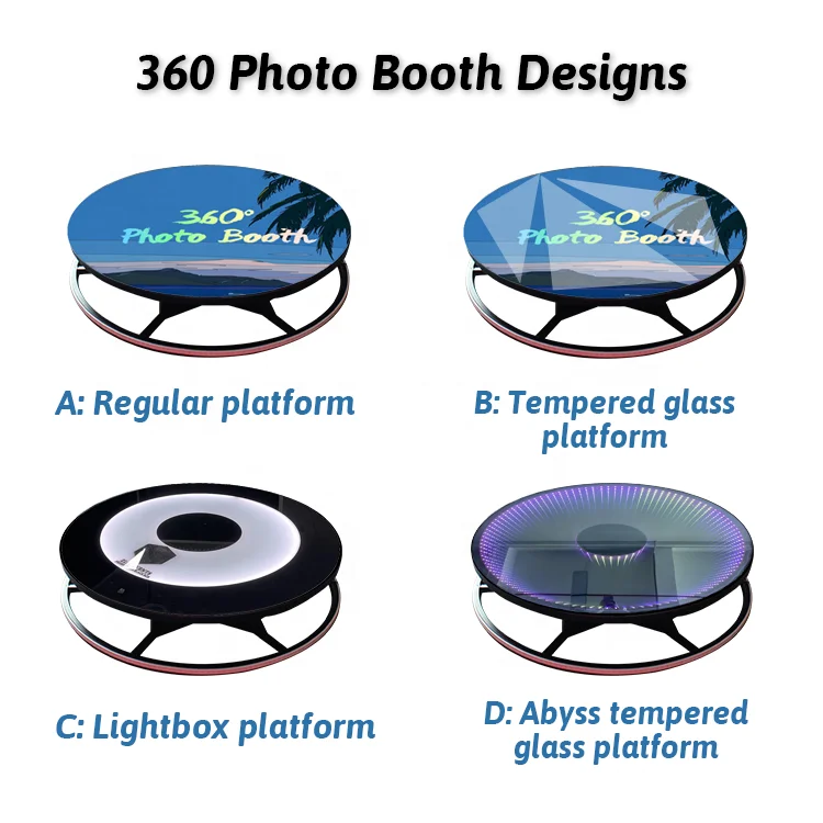 Portable selfie 360 spinner degree platform business photobooth camera vending machine video booth 360 photo booth machine