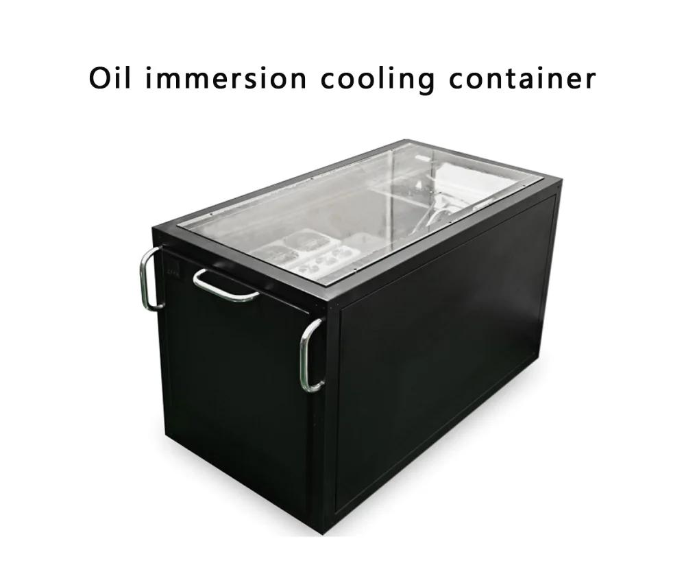 High Quality 30KW Oil-Cooled Case Cooling Liquid Box For 6 Pcs Computer Server Slient Heatsink maintaining Overlock System