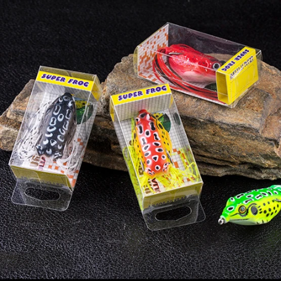 Hand made hollow body frog lure box artificial plastic 5g 6g 8g 15g 13g snakehead soft topwater fishing frog lure