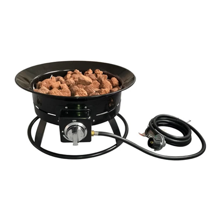 Portable gas fire pit