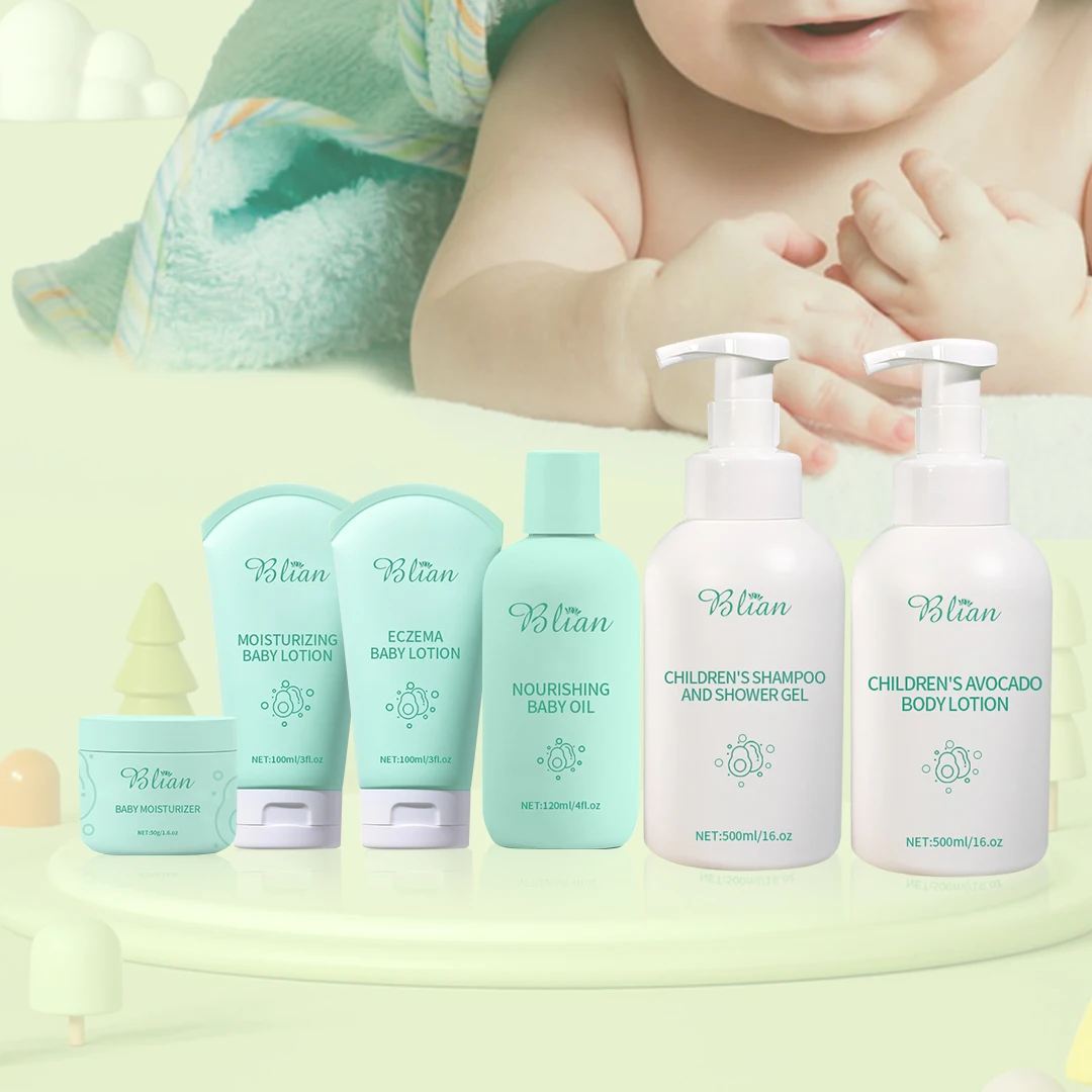 Набор для ухода за волосами ребенка с авокадо набор и кожей увлажняющие питательные продукты волос частная марка