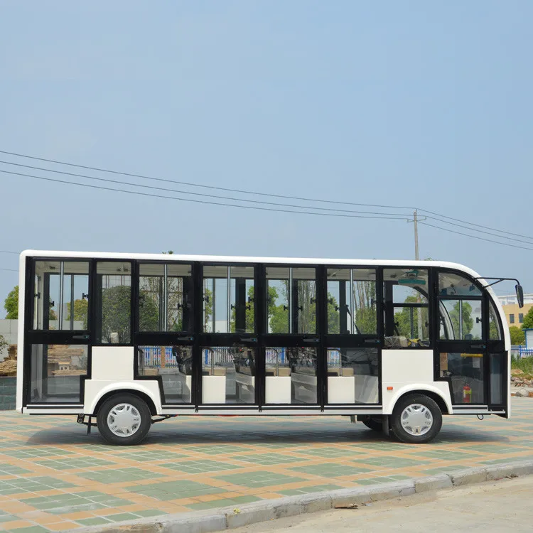 Электрический 23 пассажирские туристический автомобиль 4 колесный Электрический транспорт туристический автомобиль на 14 пассажиров Электрический курорт автомобиля