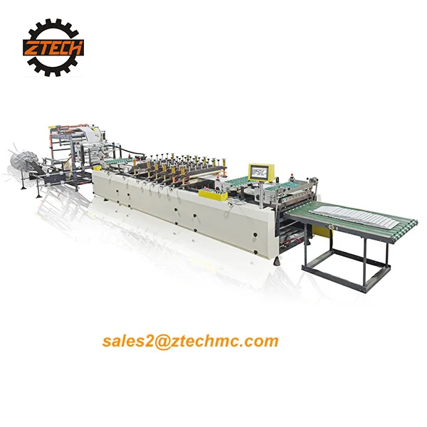 Air bubble film padded kraft paper envelope bag making machine