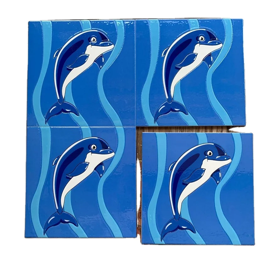 Mosaic tiles swimming pool floor tiles aquarium non-slip floor tiles