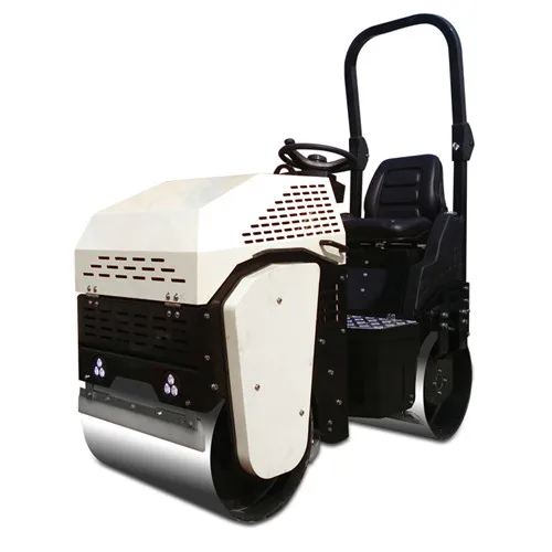 Vibratory Small Ride On Road Roller Double Drum Compactor For Sale