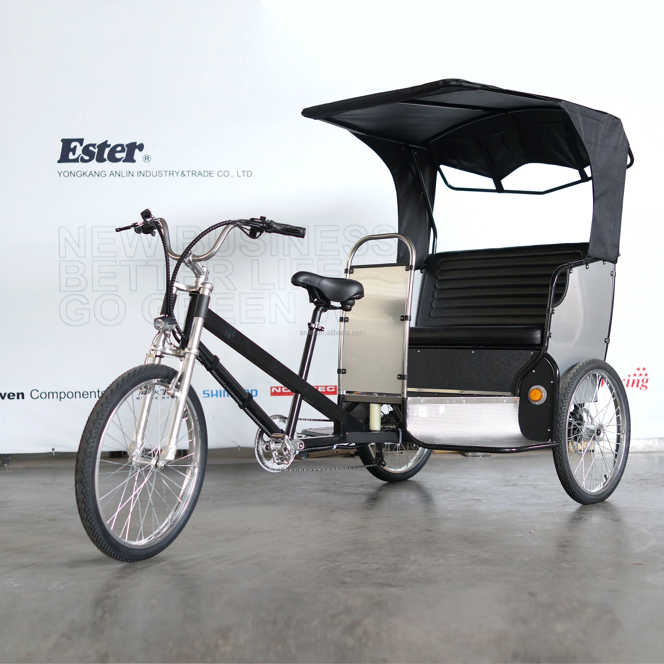Tourist ESTER Cycle Rickshaws for Sale Chinese Manufacturers with Colors, pedicab trike tricycle sightseeing