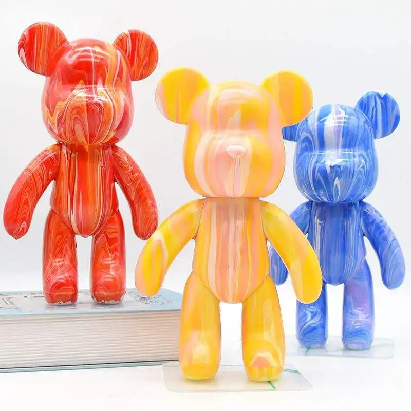 High Quality Fluid Bear White Embryo Pigment Set DIY Acrylic Paint Toys Handmade