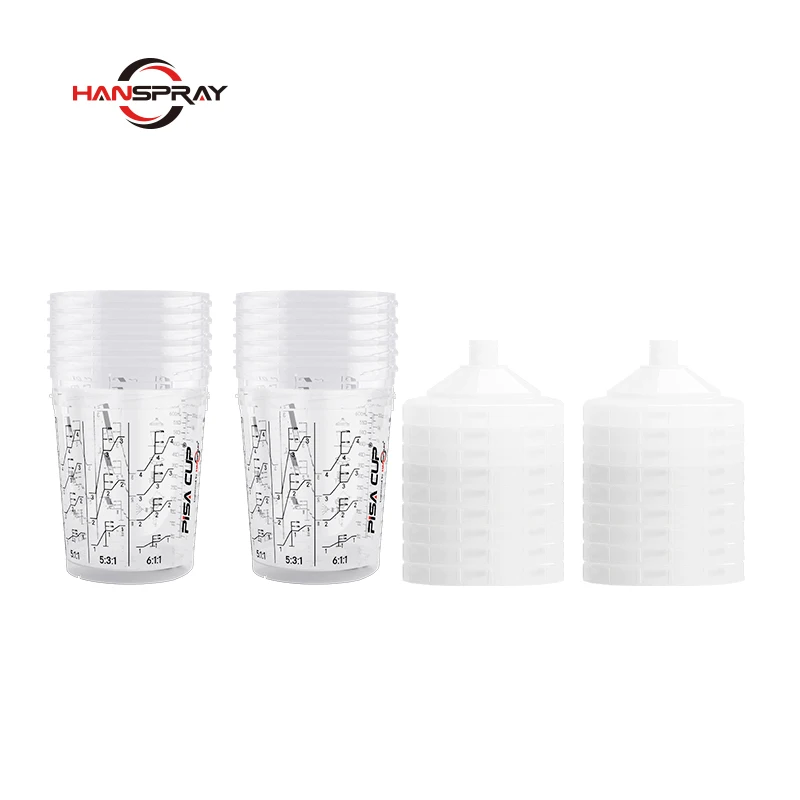 Environmental Cheap Plastic Car Plastic Paint Viscosity Measure Mixing Cup Enamel Paint Resistant Gun Cup