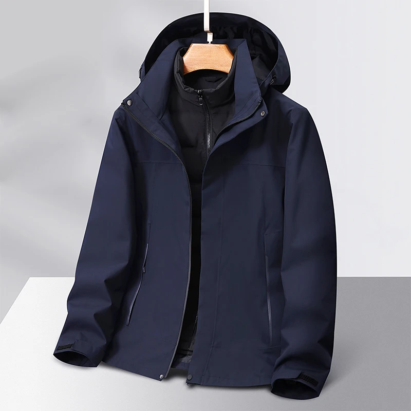 80% Eiderdown Liner Winter Outdoor Coat High Quality Breathable Warm Waterproof Winter Men Jacket
