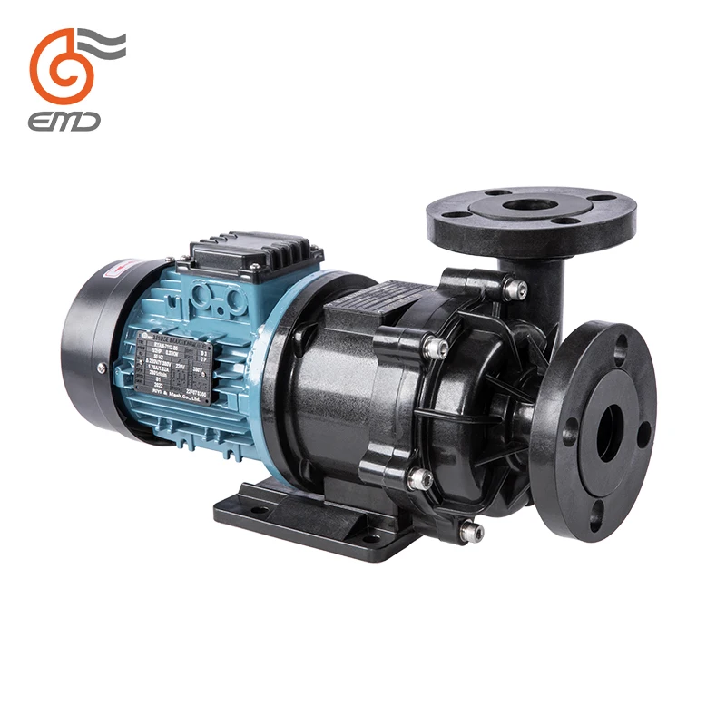 370w chemical pump no leakage corrosion acid resistant  PP/PVDF quality material circulating centrifugal magnetic pump