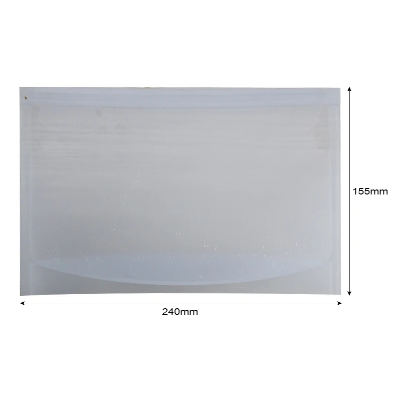 New Trend 2023 BPA Free Food Grade Safety Certified Silicone Food Bag Large Foldable Stand Up Sandwich Silicone Storage Bag