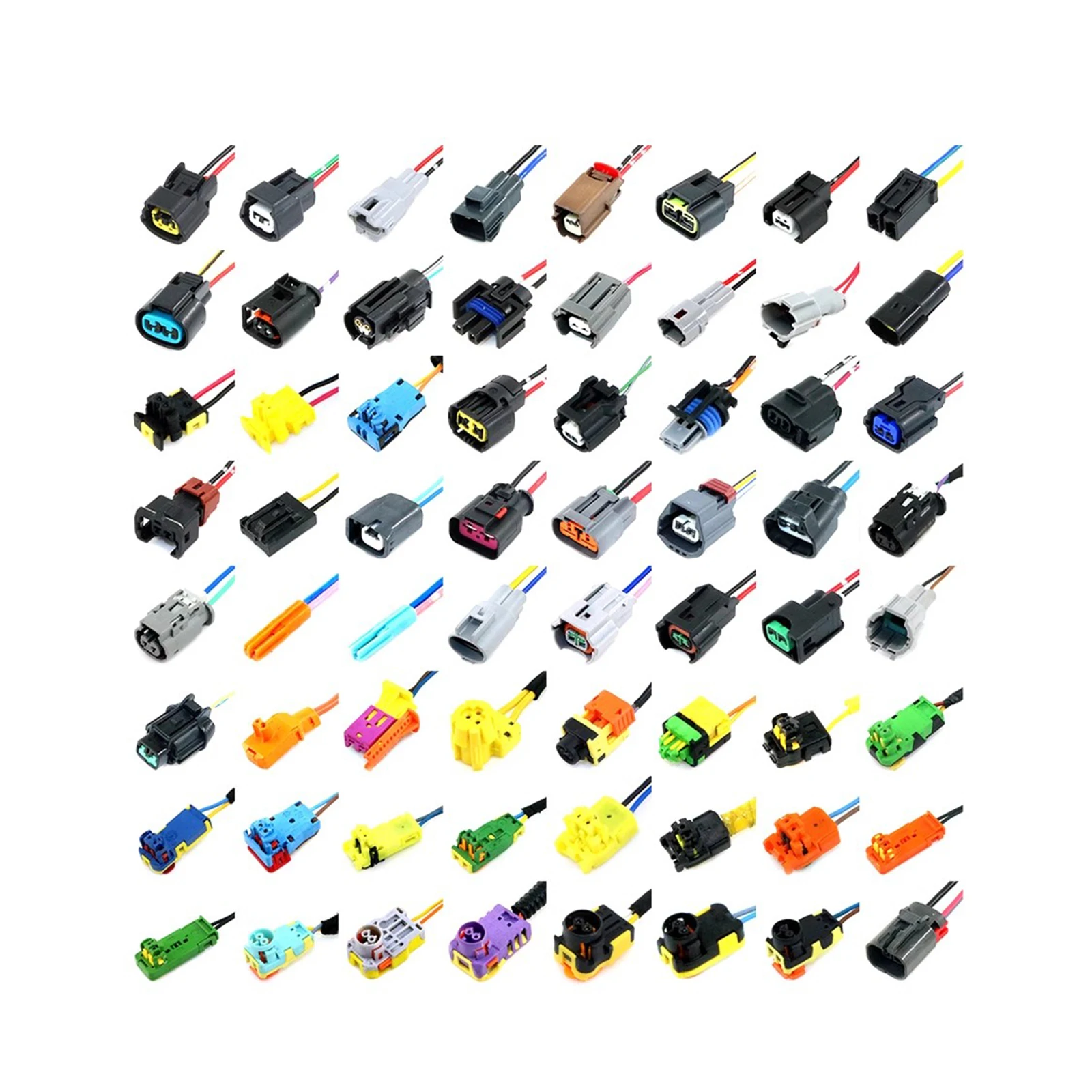 211PC069S8049 6 Pin Automotive Waterproof Grey Connector Cable Plug Terminal Block ECU Socket For 211PC069S8049
