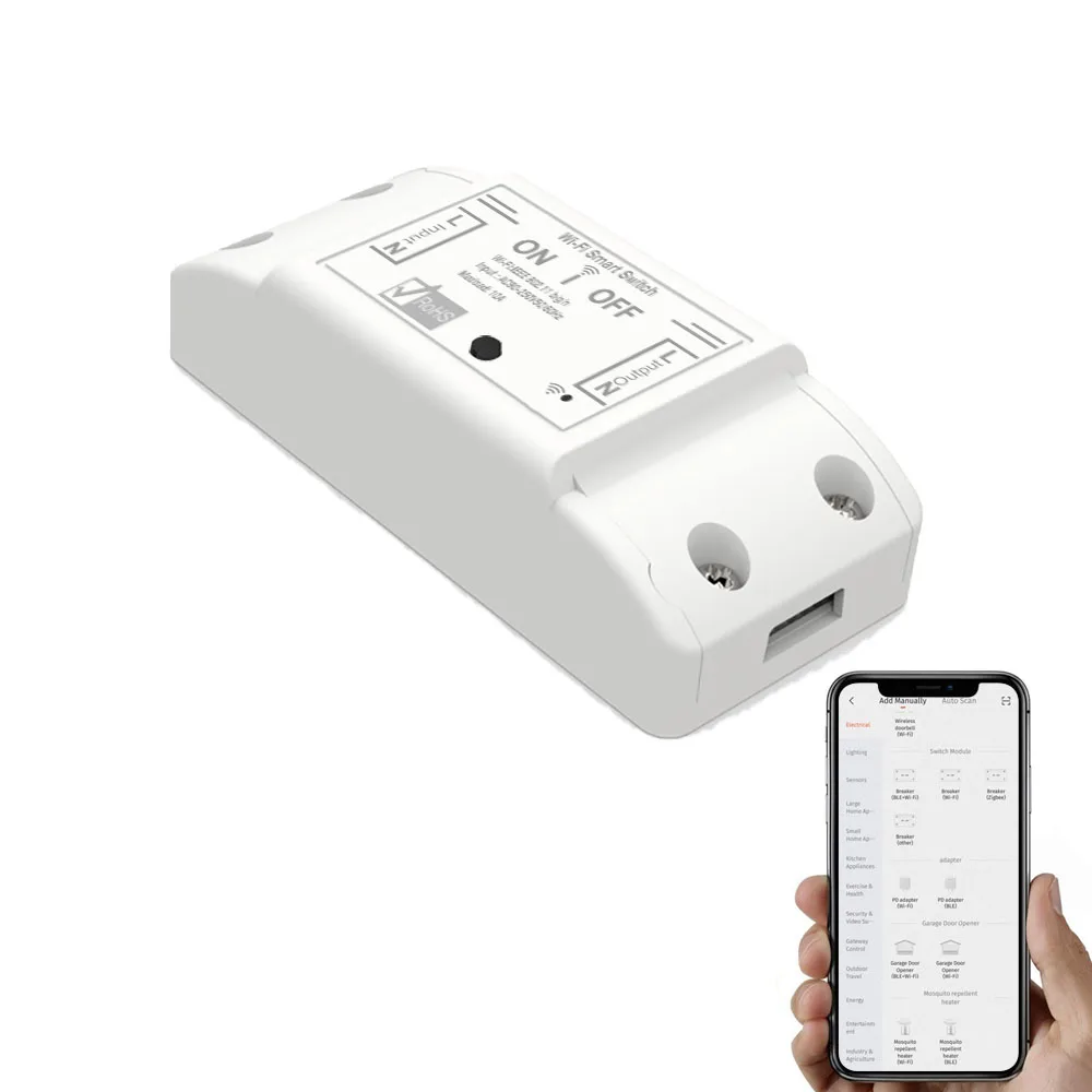 mini wall no neutral timer tuya electrical circuit breaker dimmer switches wifi light zigbee switch smart power relay