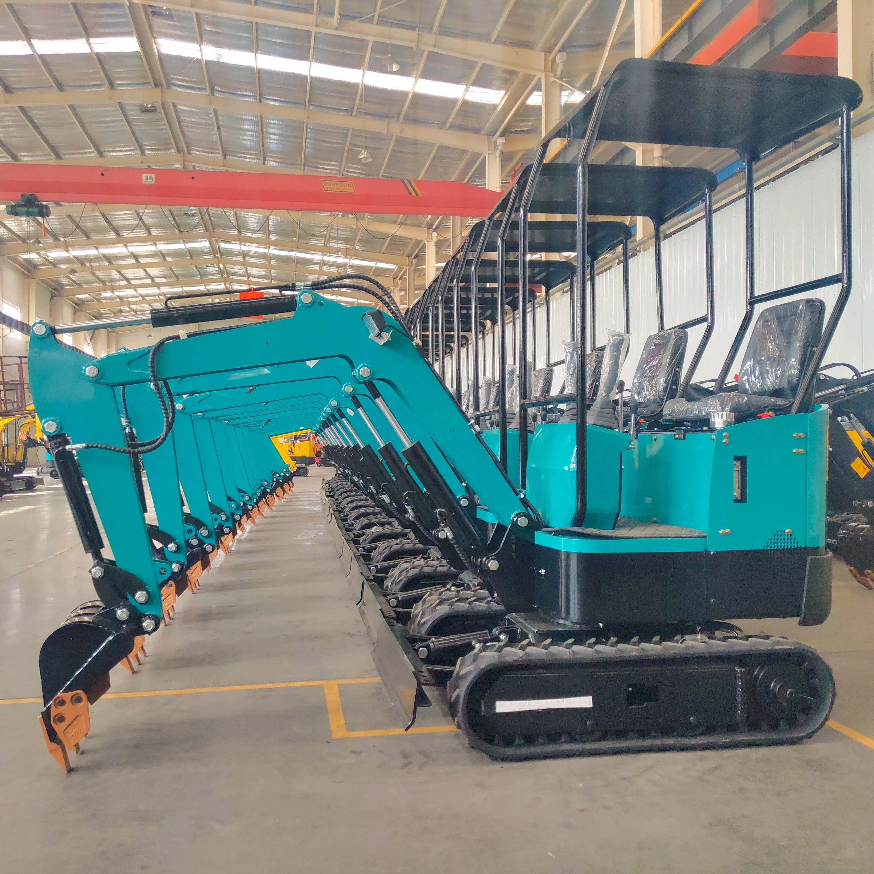 EPA certificate mini excavator with gasoline engine for sale